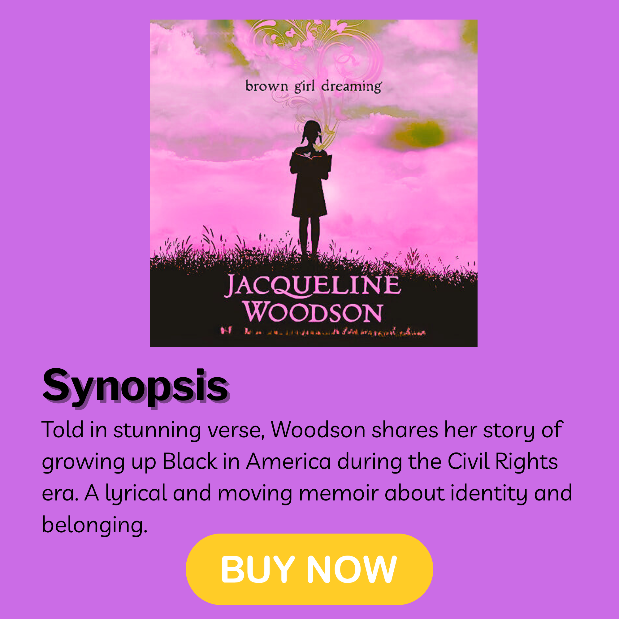 Brown Girl Dreaming by Jacqueline Woodson